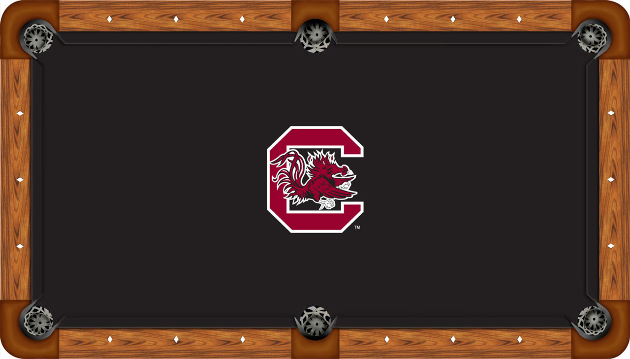 South Carolina Gamecocks 9 foot Custom Pool Table Felt