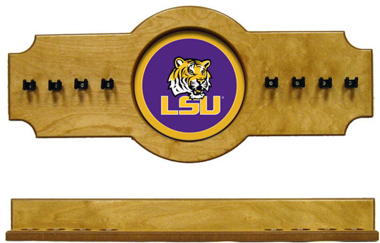 LSU Tigers 8 Cue Wall Rack