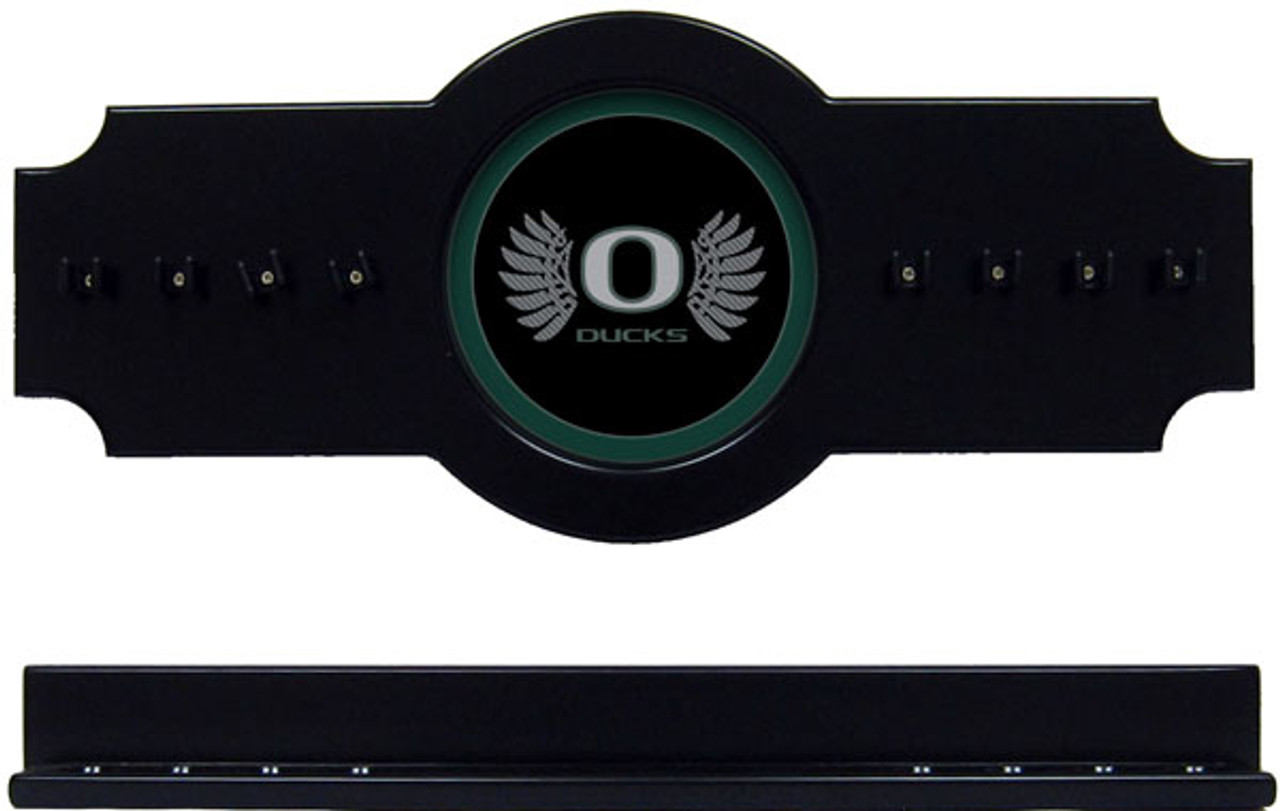 Oregon Ducks 8 Cue Wall Rack