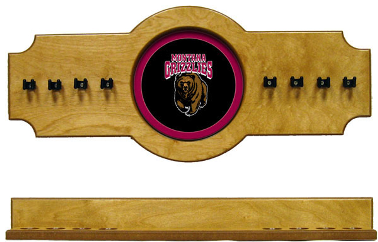 Montana Grizzlies 8 Cue Wall Rack