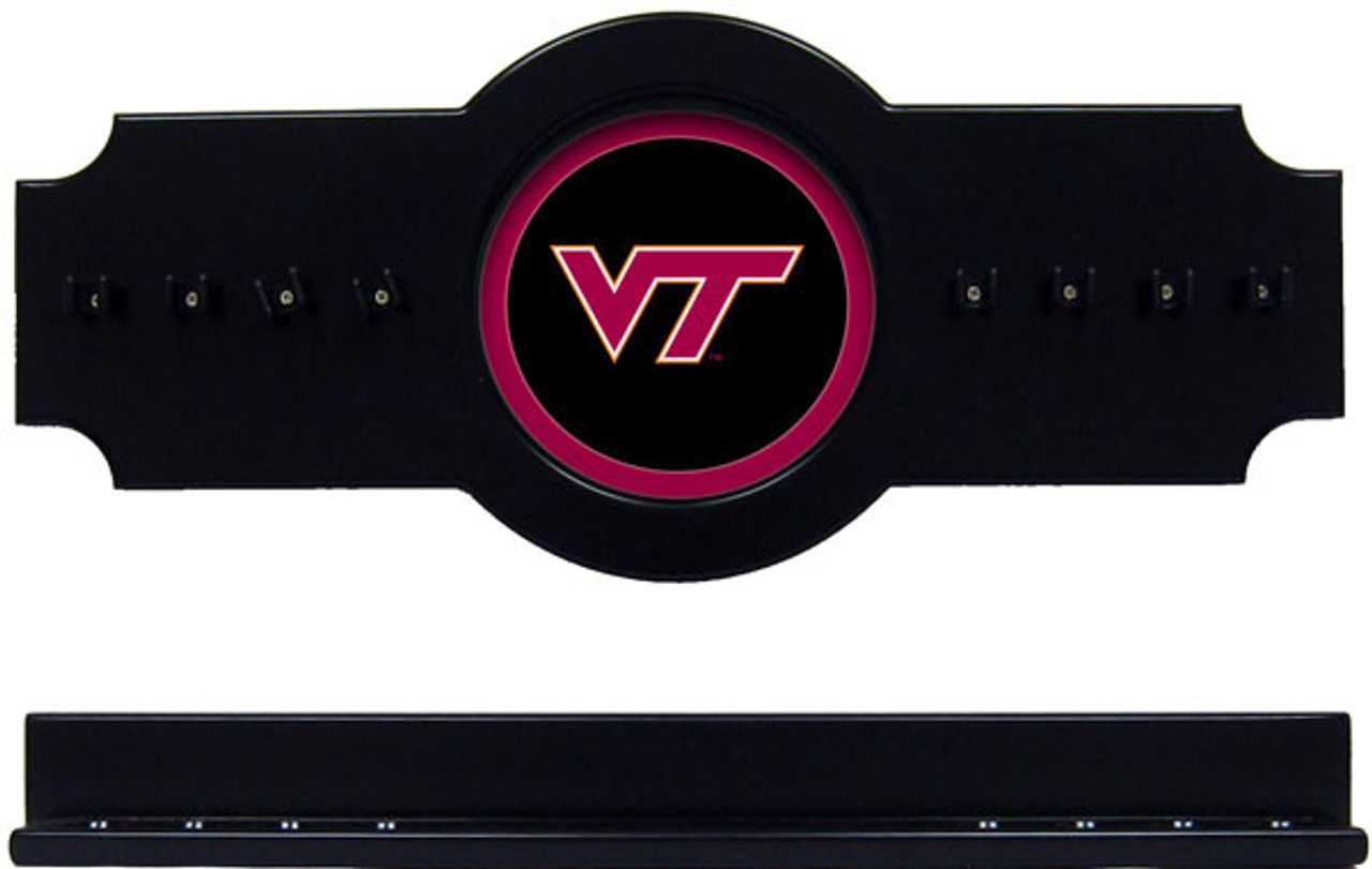 Virginia Tech Hokies 8 Cue Wall Rack