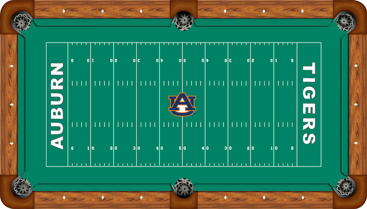 Auburn Tigers 8 foot Custom Pool Table Felt