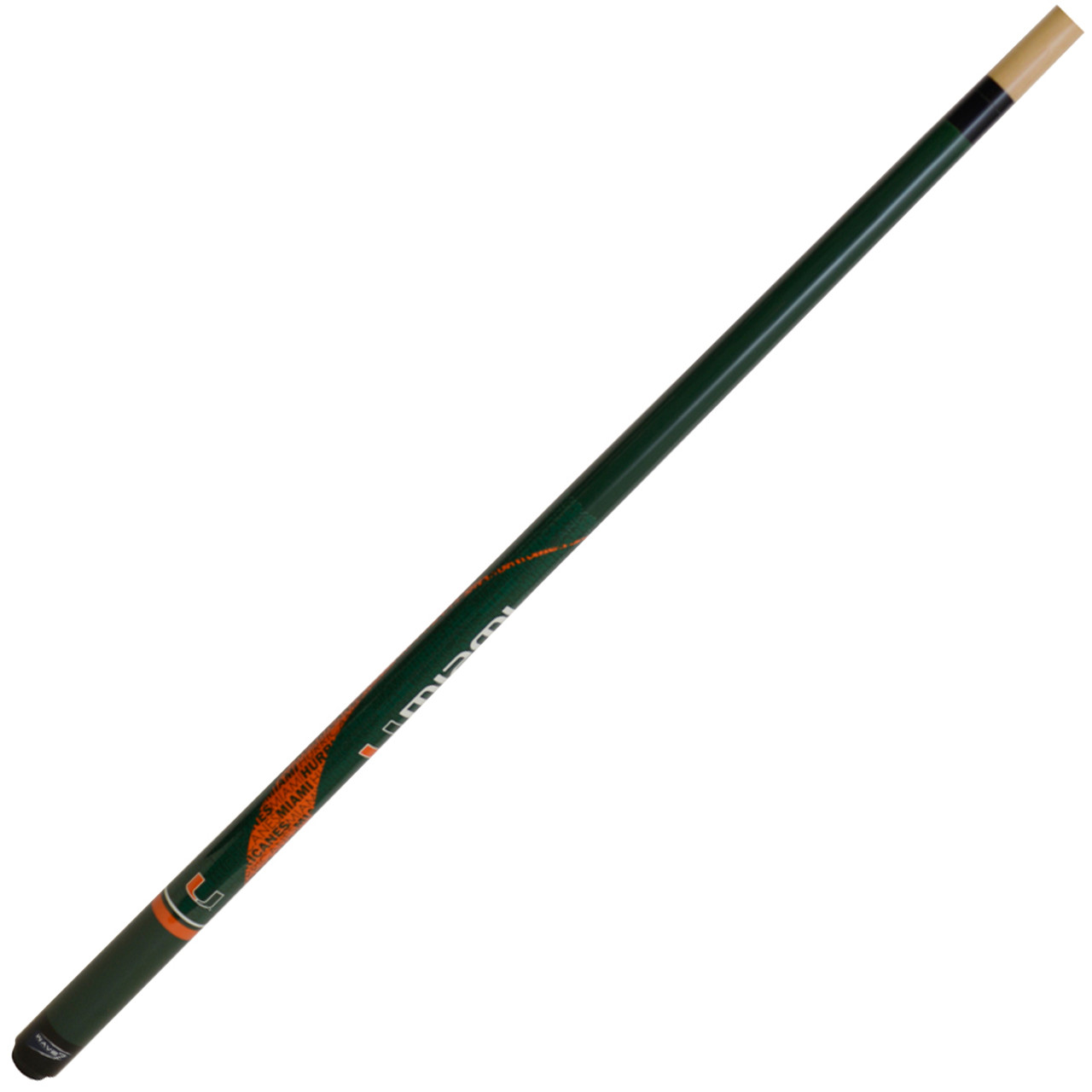 Miami Hurricanes Pool Cue