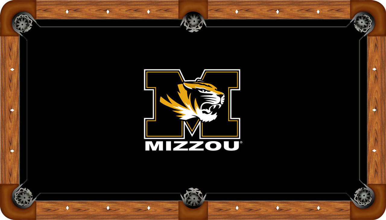 Missouri Tigers 7 foot Custom Pool Table Felt