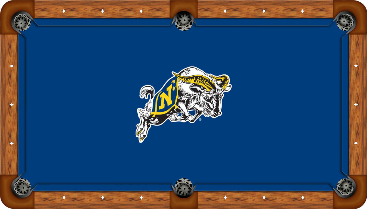 Navy Midshipmen 7 foot Custom Pool Table Felt