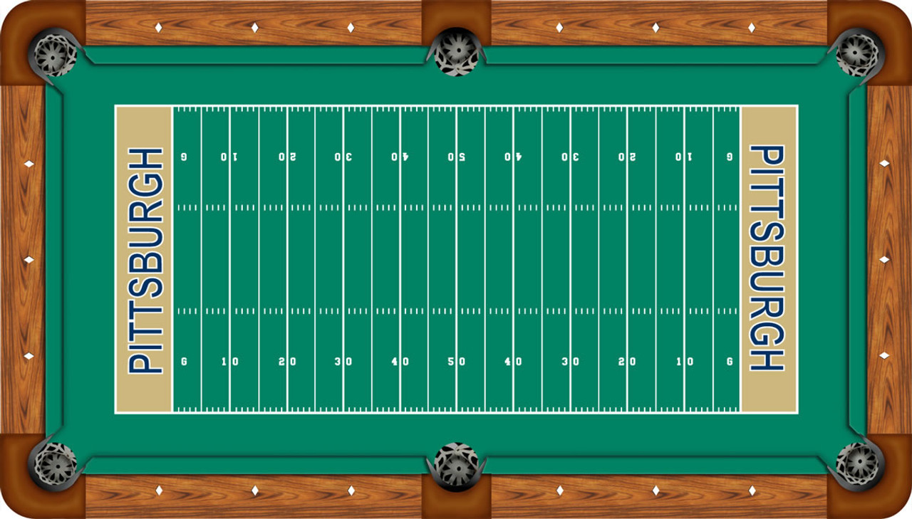 Pitt Panthers 7 foot Custom Pool Table Felt