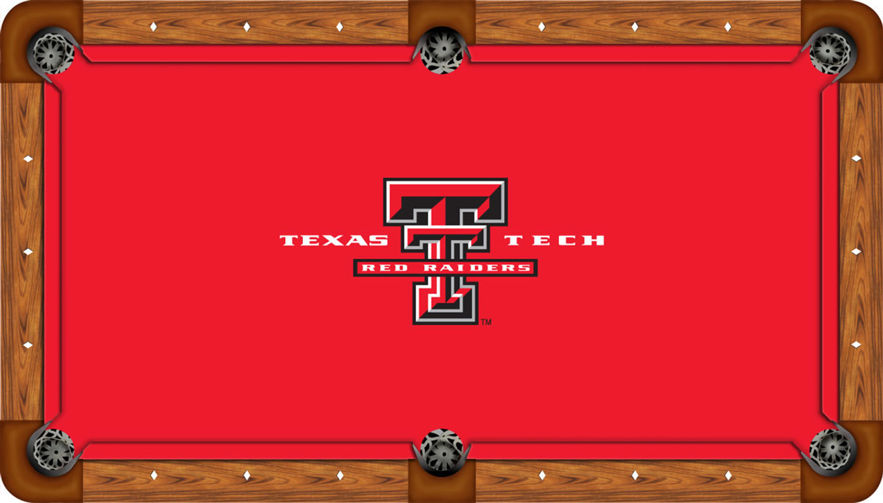 Texas Tech Red Raiders 9 foot Custom Pool Table Felt