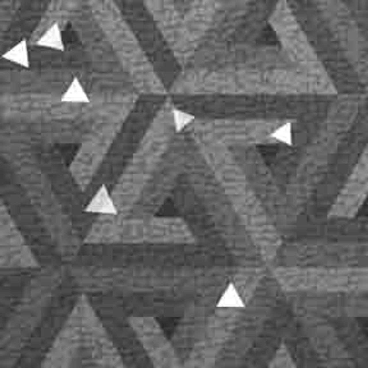 ArtScape Silver Triangles Pool Table Cloth