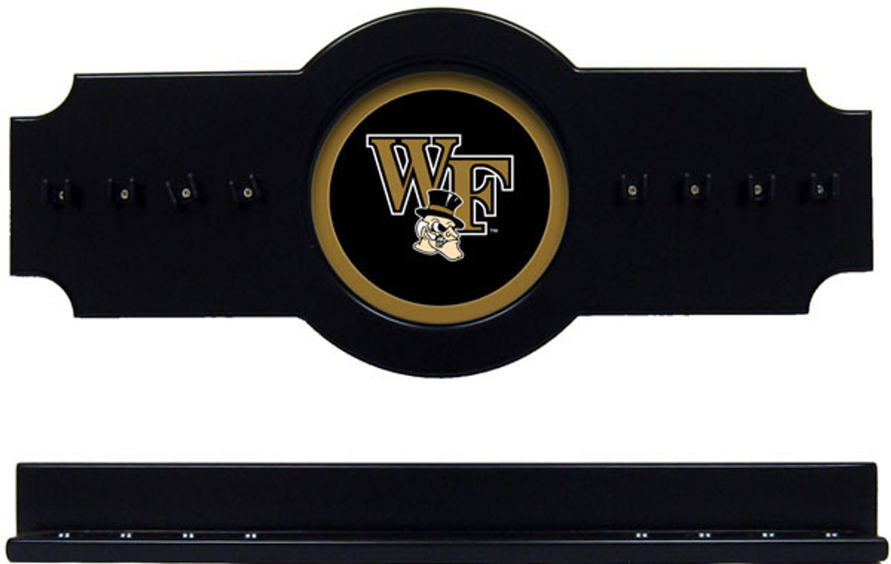 Wake Forest Demon Deacons 8 Cue Wall Rack