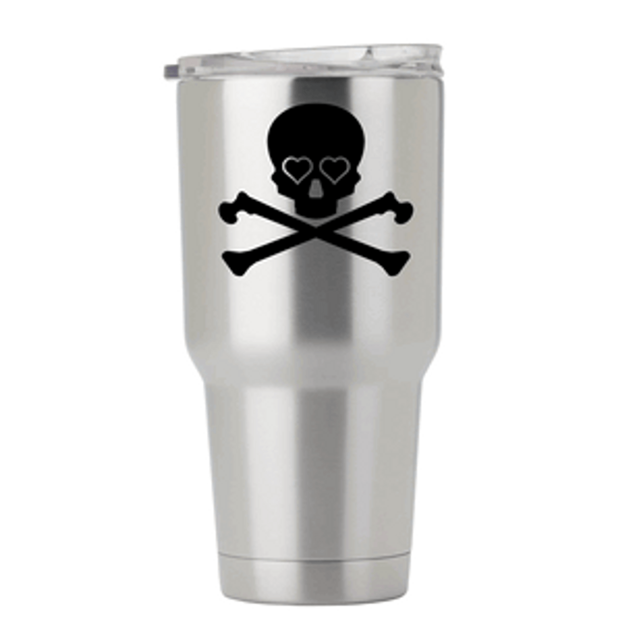 Skull & Crossbones Hearts 30oz. Tumbler