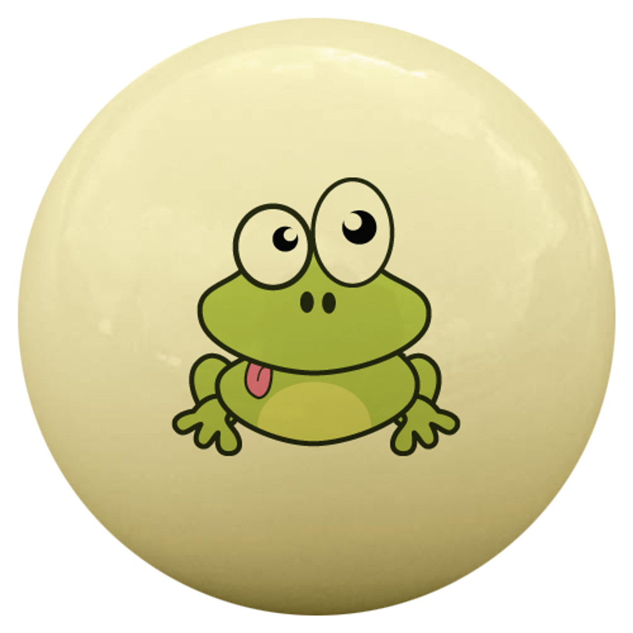 Cartoon Frog Cue Ball