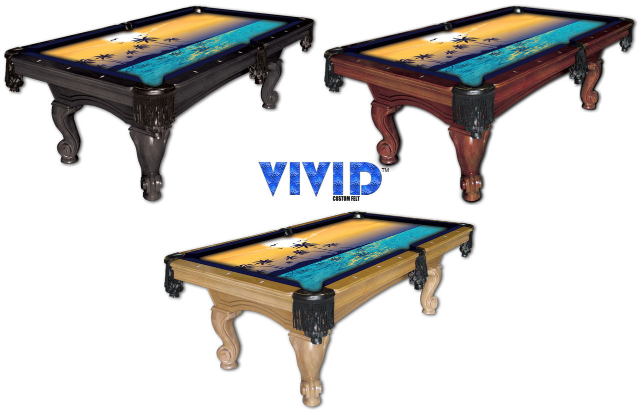 VIVID Paradise 9' Pool Table Felt