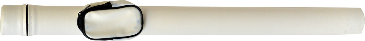 Scratch and Dent Sterling Round White Cue Case for 1 Cue