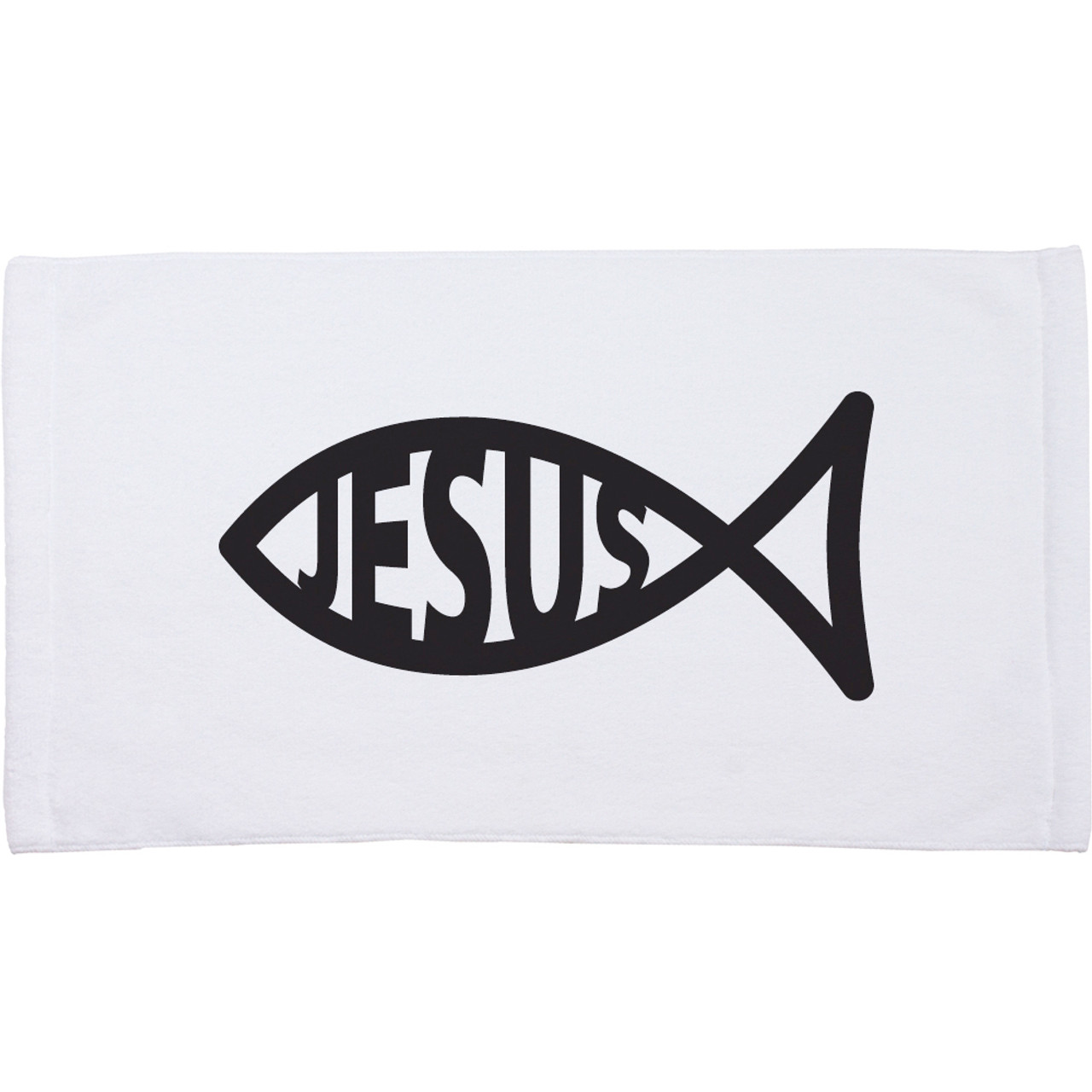 Jesus Plush Microfiber Velour Towel