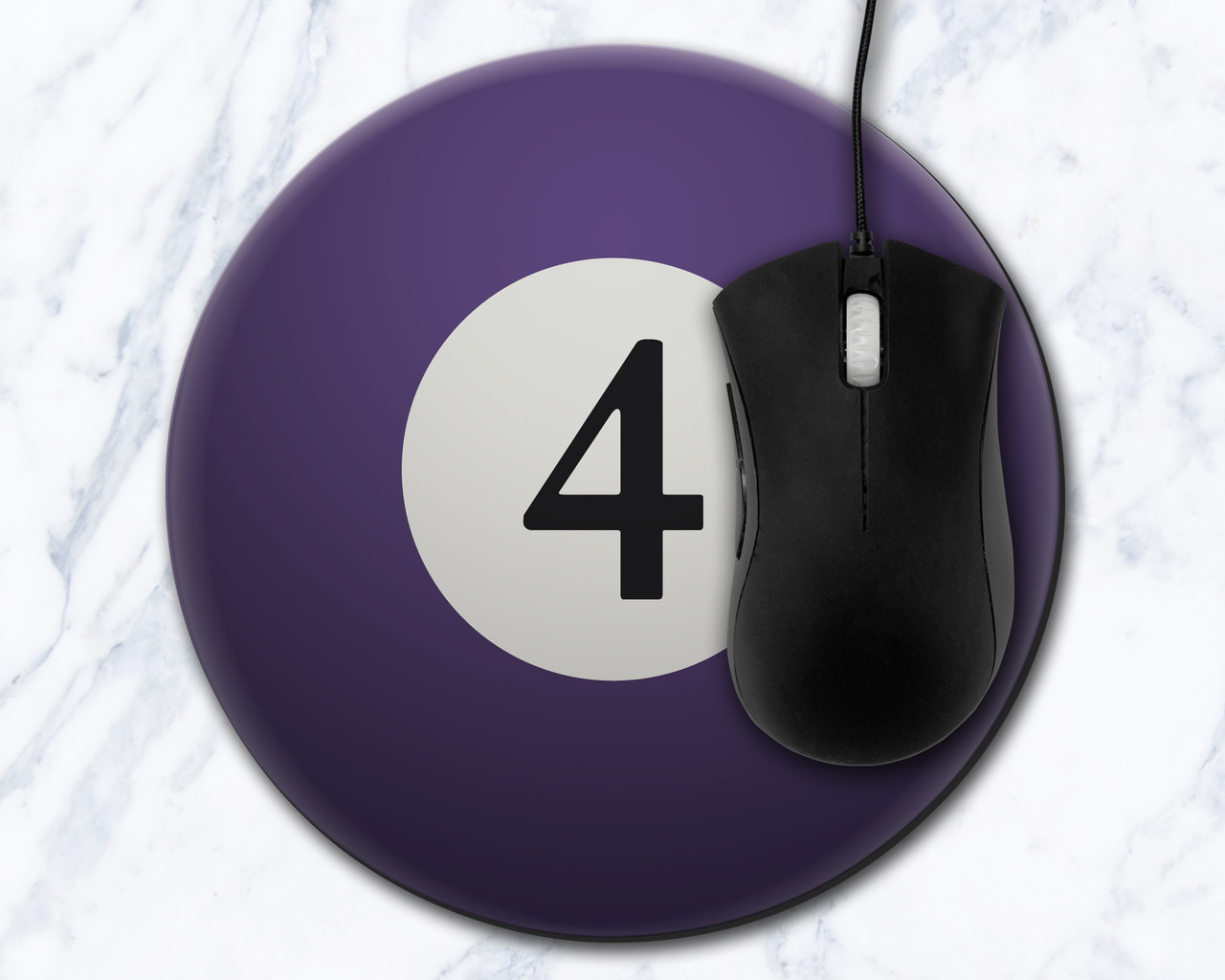 Four Ball 8 inch Round Mousepad