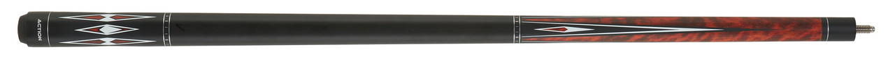 Action Classic Amber w/ Black & White Points Pool Cue