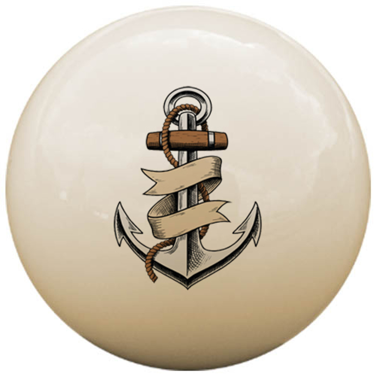 Custom Pool Cue Ball - Anchor