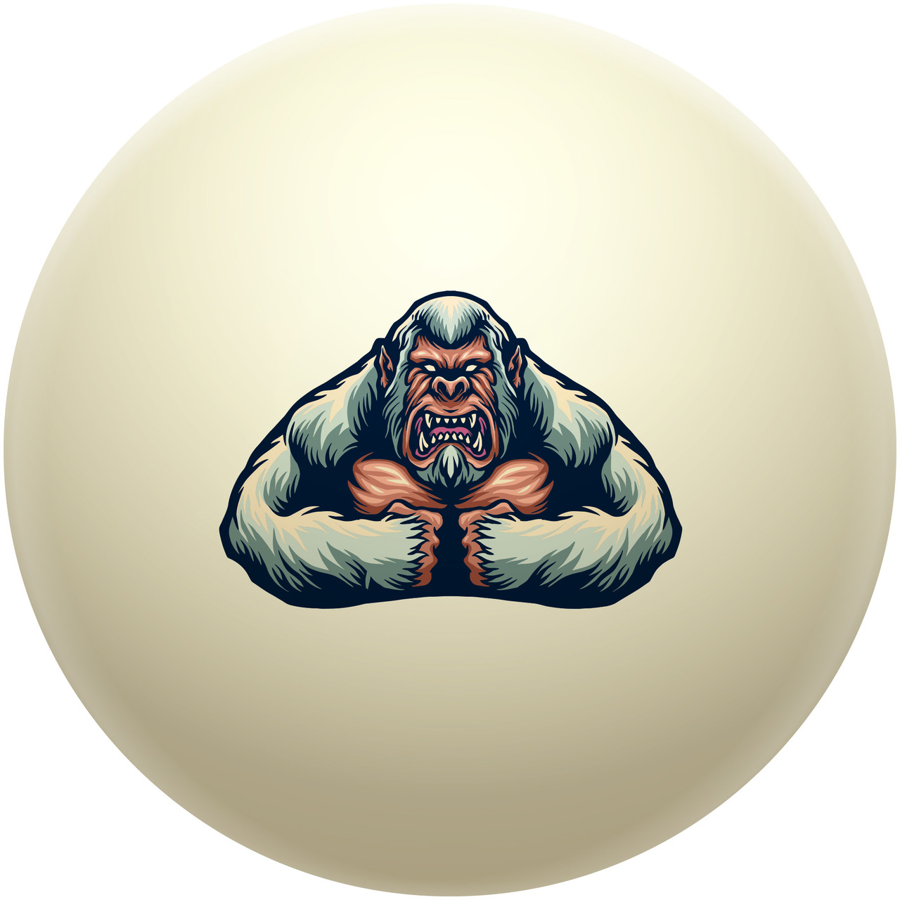The Great White Ape Cue Ball 