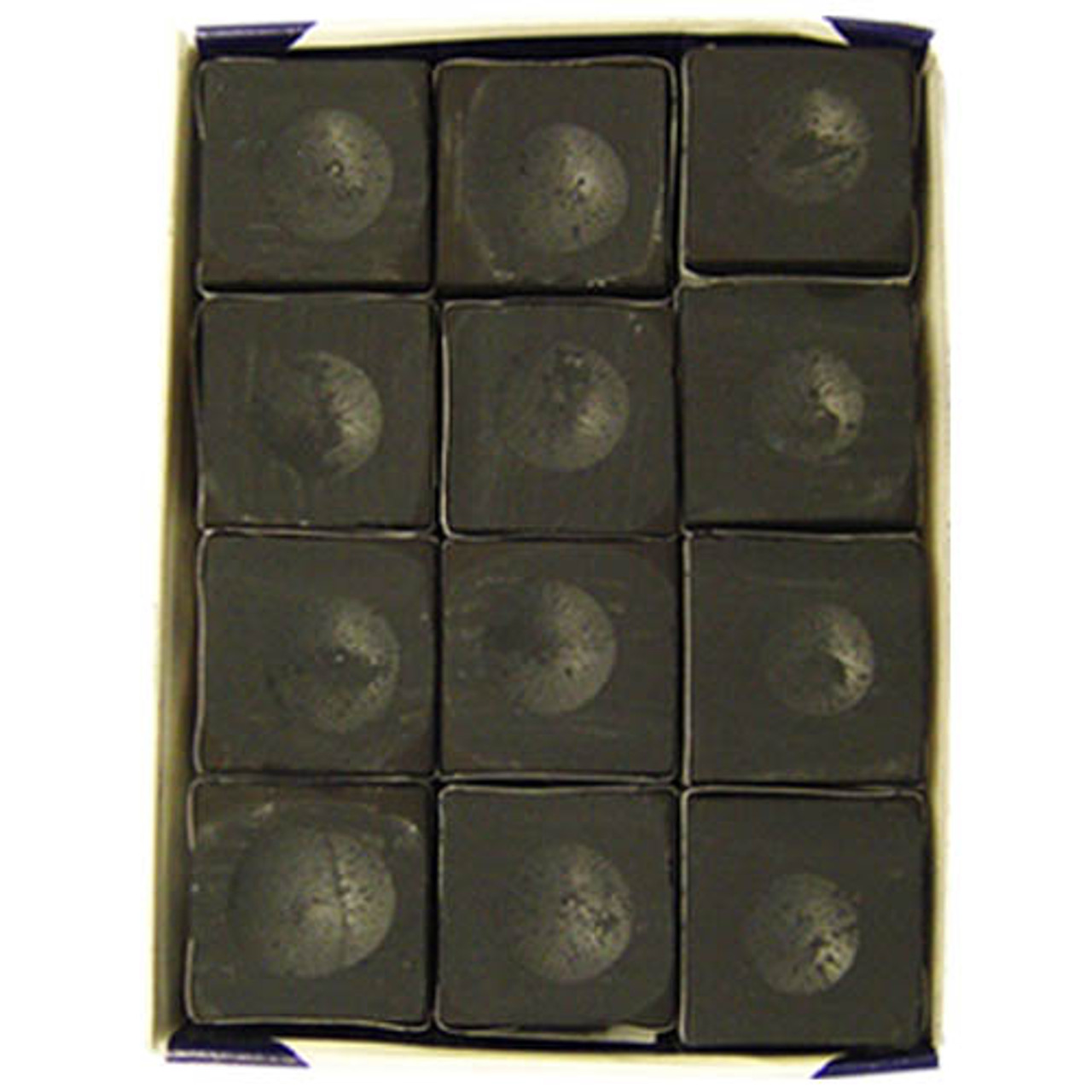 Silver Cup Chalk, Black, 12-Piece Box