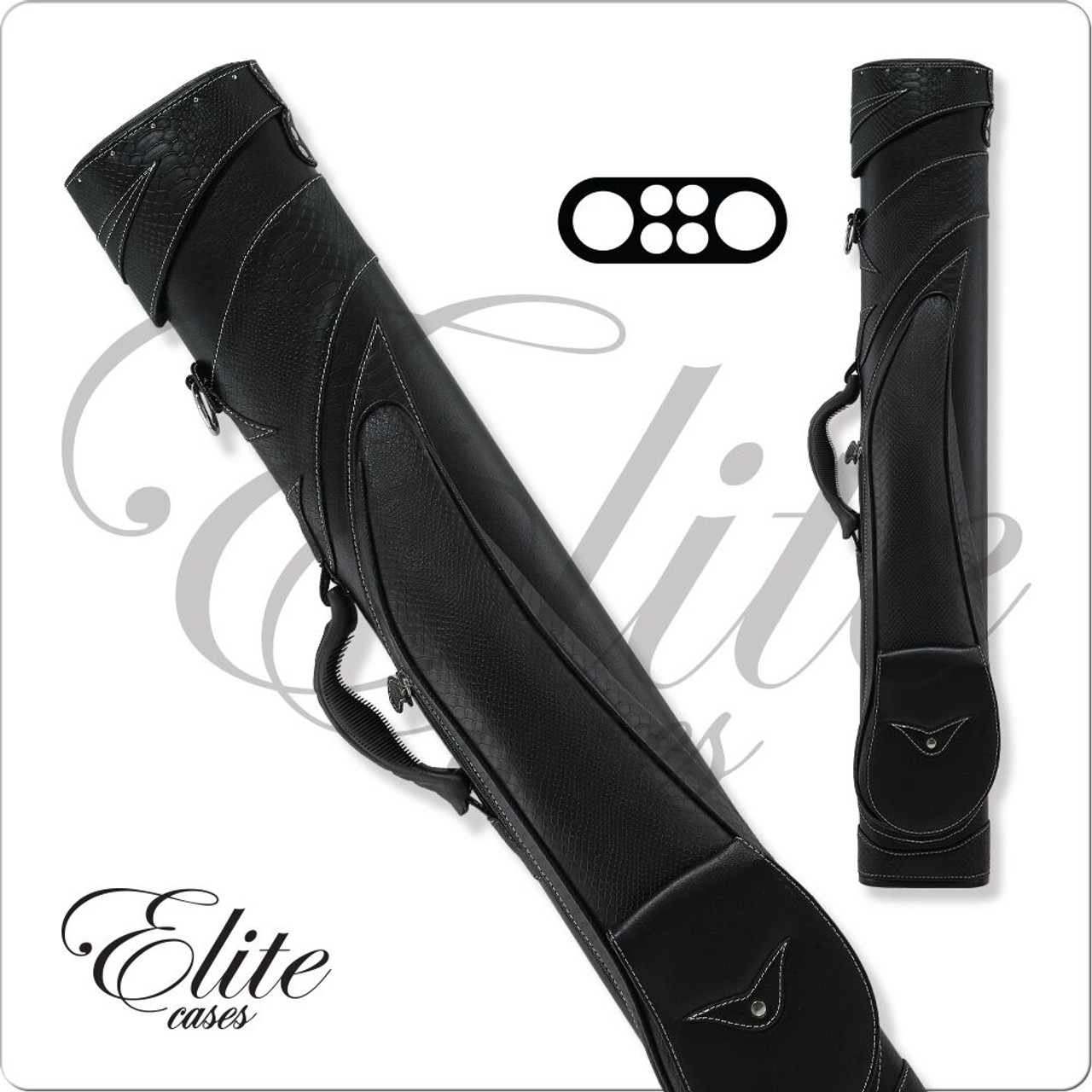 Elite Pool Cue Case -2X4 Saddle Bag ECS24