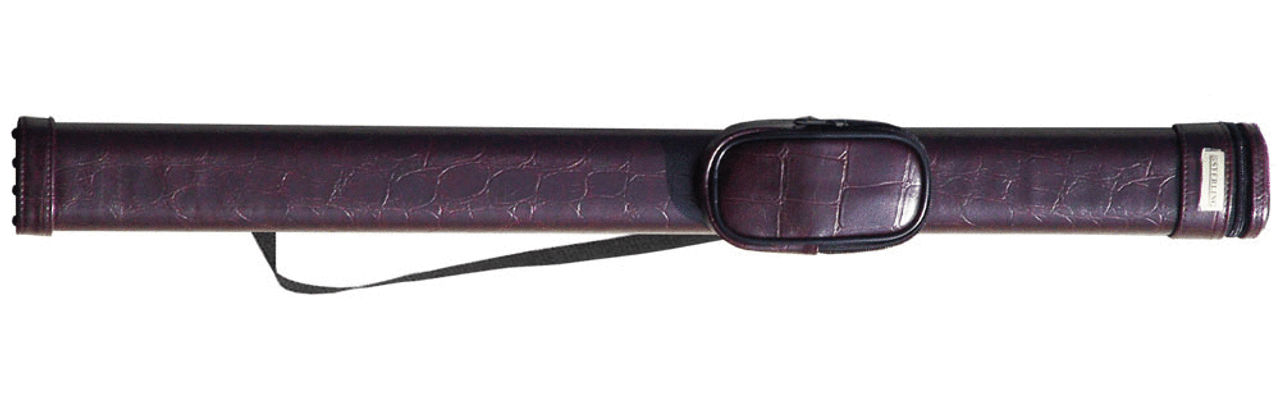 Burgundy Designer Pool Cue Case for 1 Cue