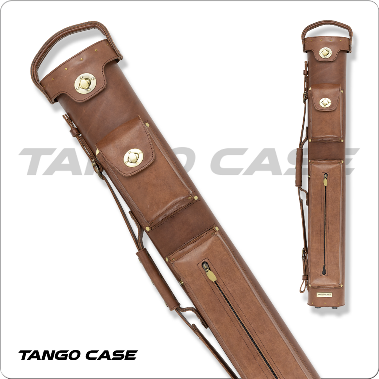 Tango Pampa MKT 3X6 Full Grain Leather Pool Cue Case TAPM36