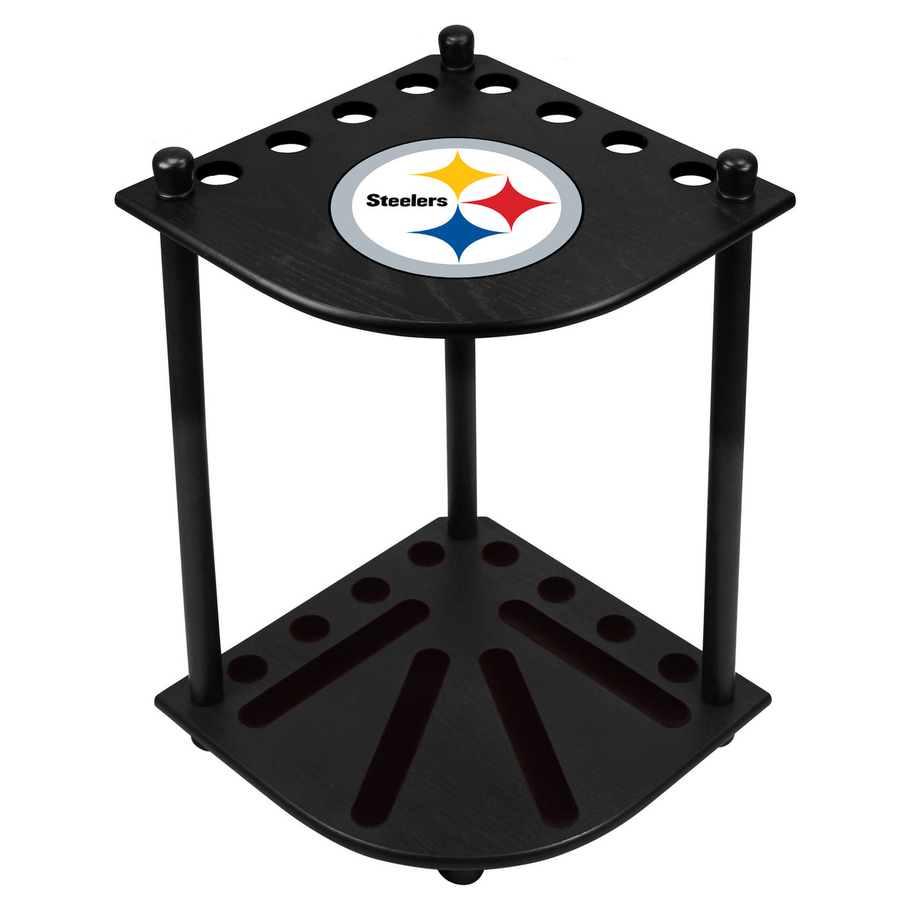 Pittsburgh Steelers Corner Pool Cue Rack