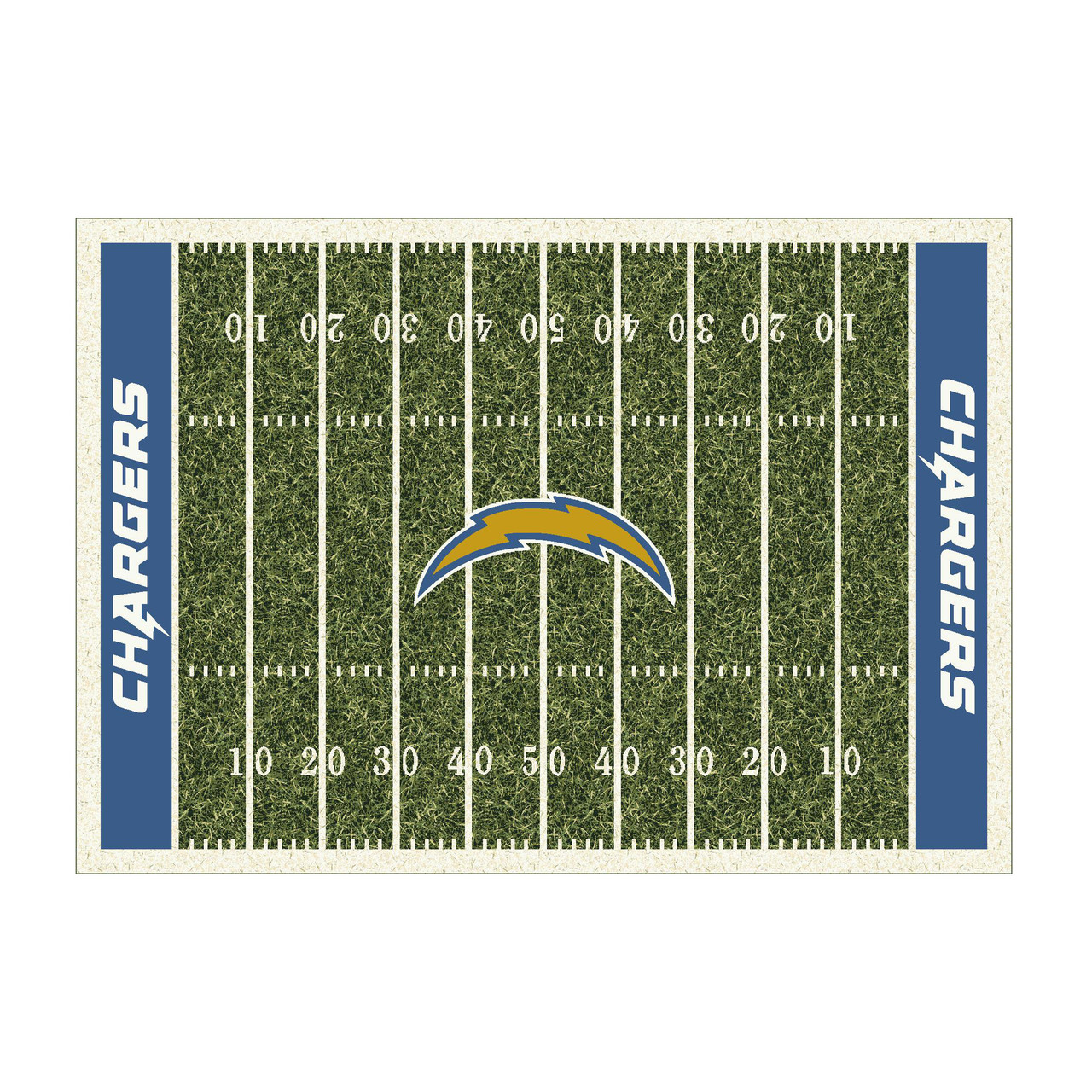 Los Angeles Chargers 4x6 ft Homefield Rug