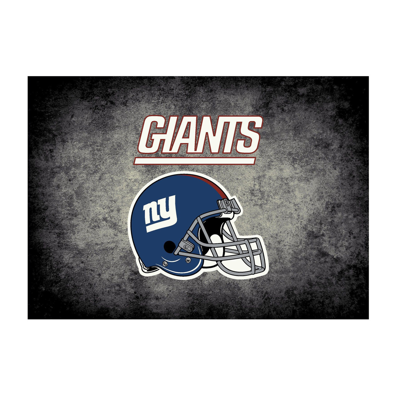 New York Giants 8x11 ft Distressed Rug