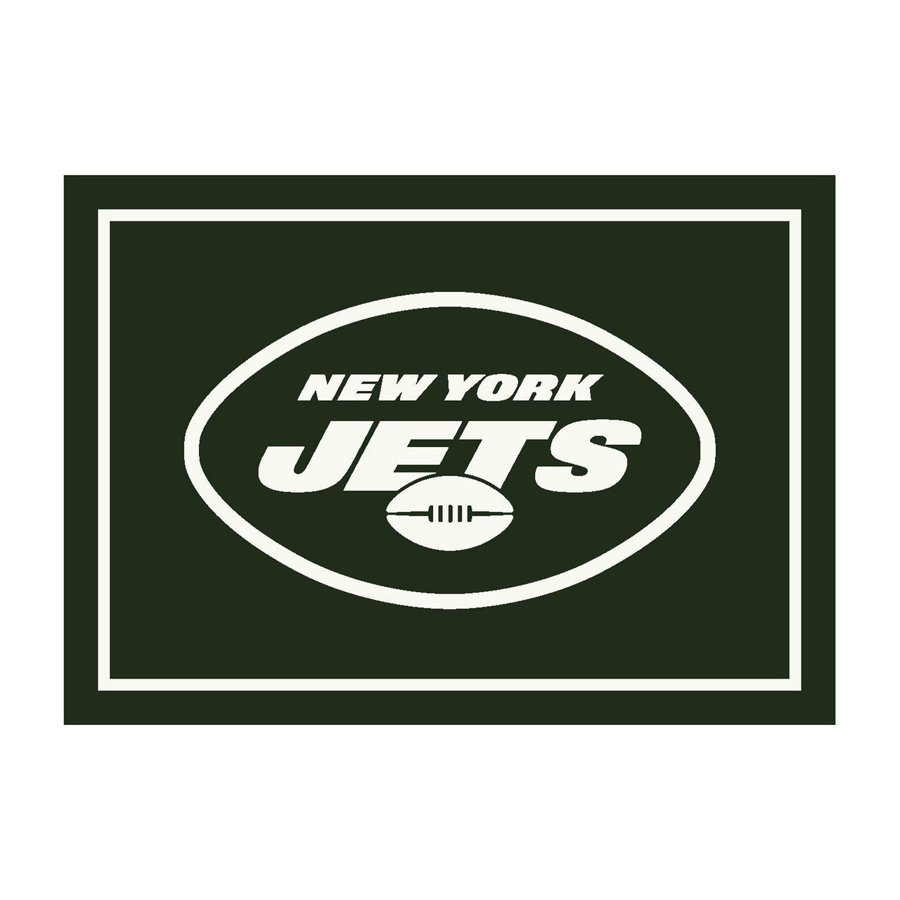 New York Jets 4x6 ft Spirit Rug