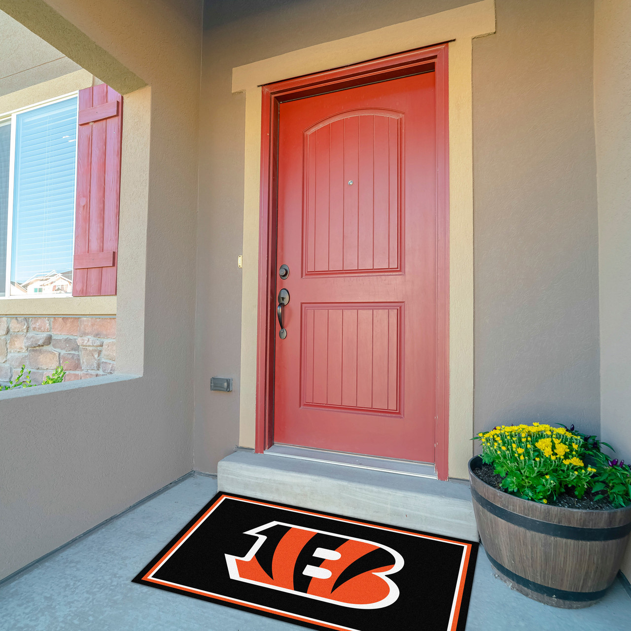 Cincinnati Bengals 3 x 4 ft Area Rug