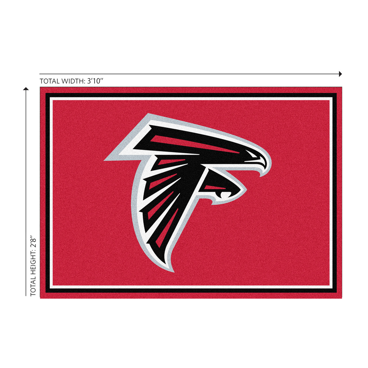 Atlanta Falcons 3 x 4 ft Area Rug