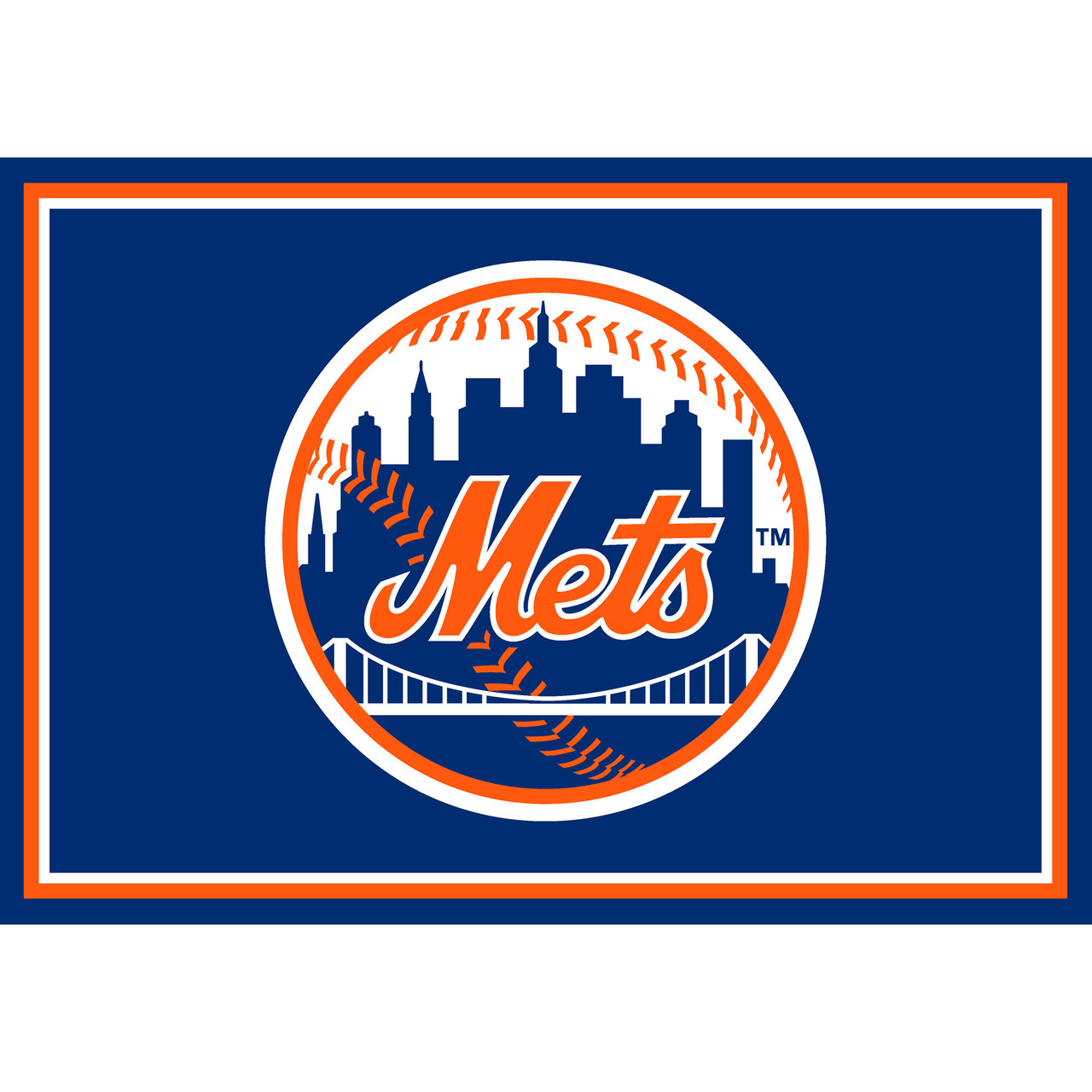 New York Mets 3 x 4 ft Area Rug