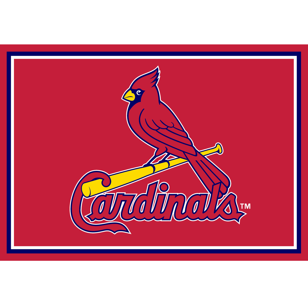 St. Louis Cardinals 3 x 4 ft Area Rug