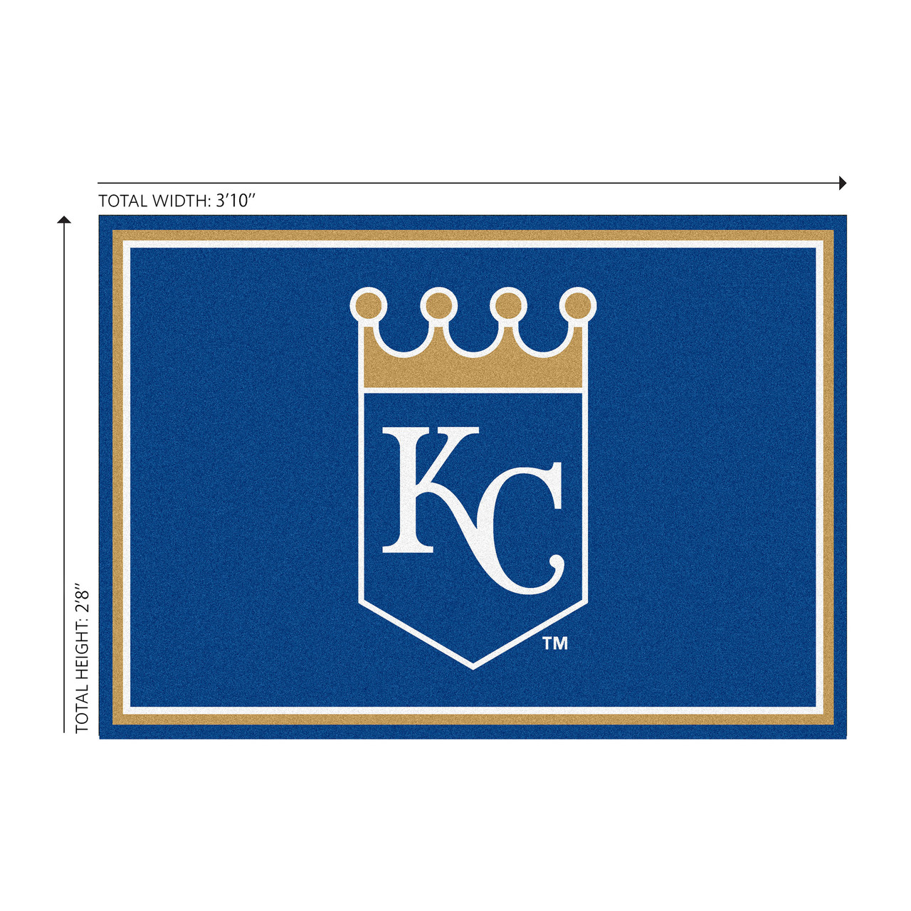 Kansas City Royals 3 x 4 ft Area Rug