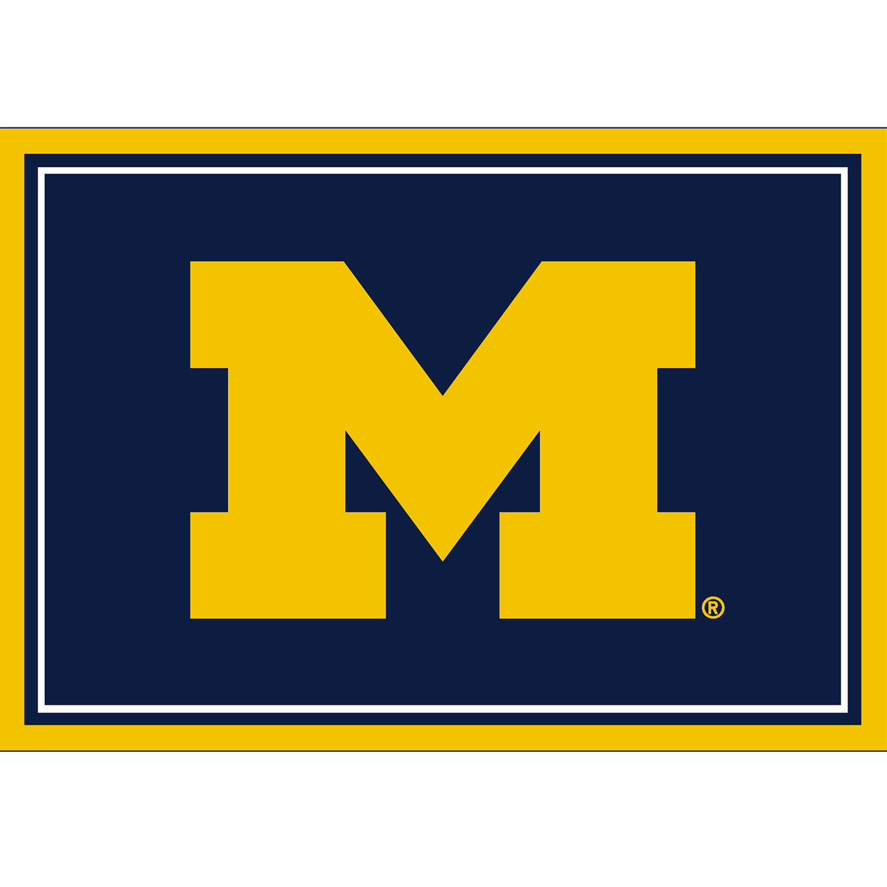 Michigan Wolverines 3 x 4 ft Area Rug