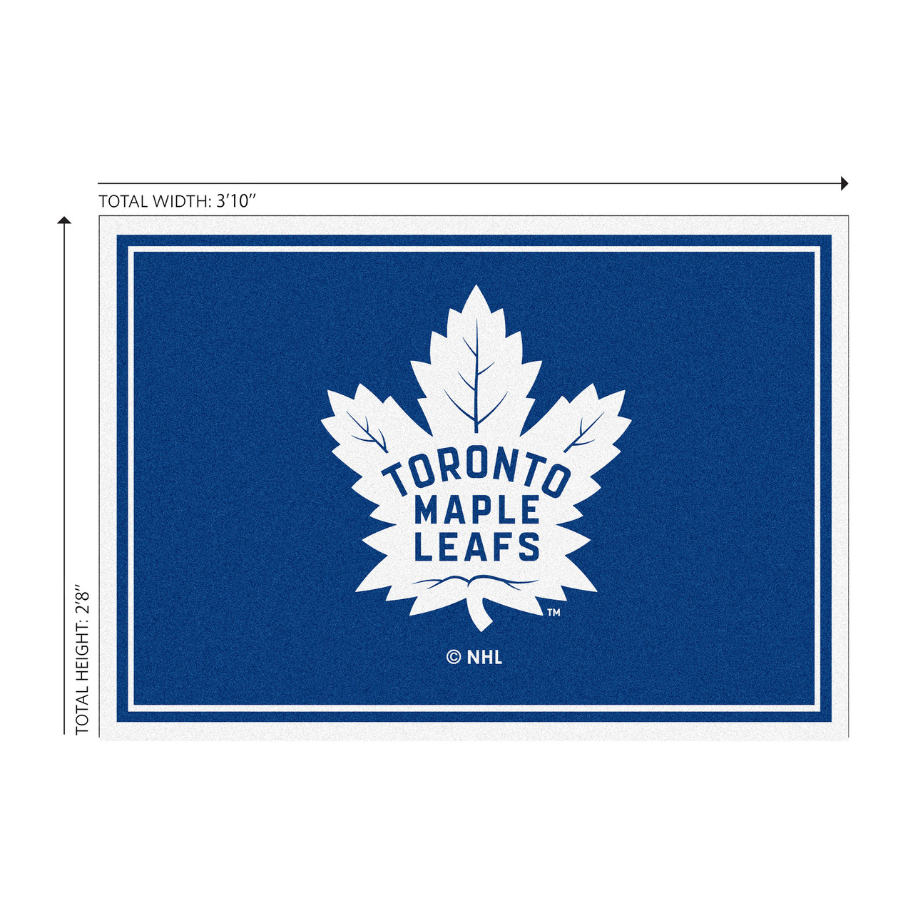 Toronto Maple Leafs 3 x 4 ft Area Rug