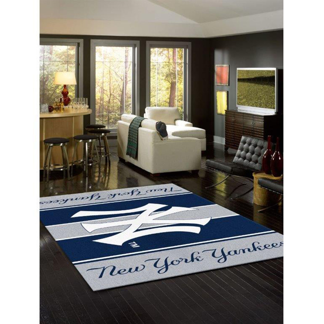 New York Yankees 4 x 6 ft Victory Rug | CueSight.com