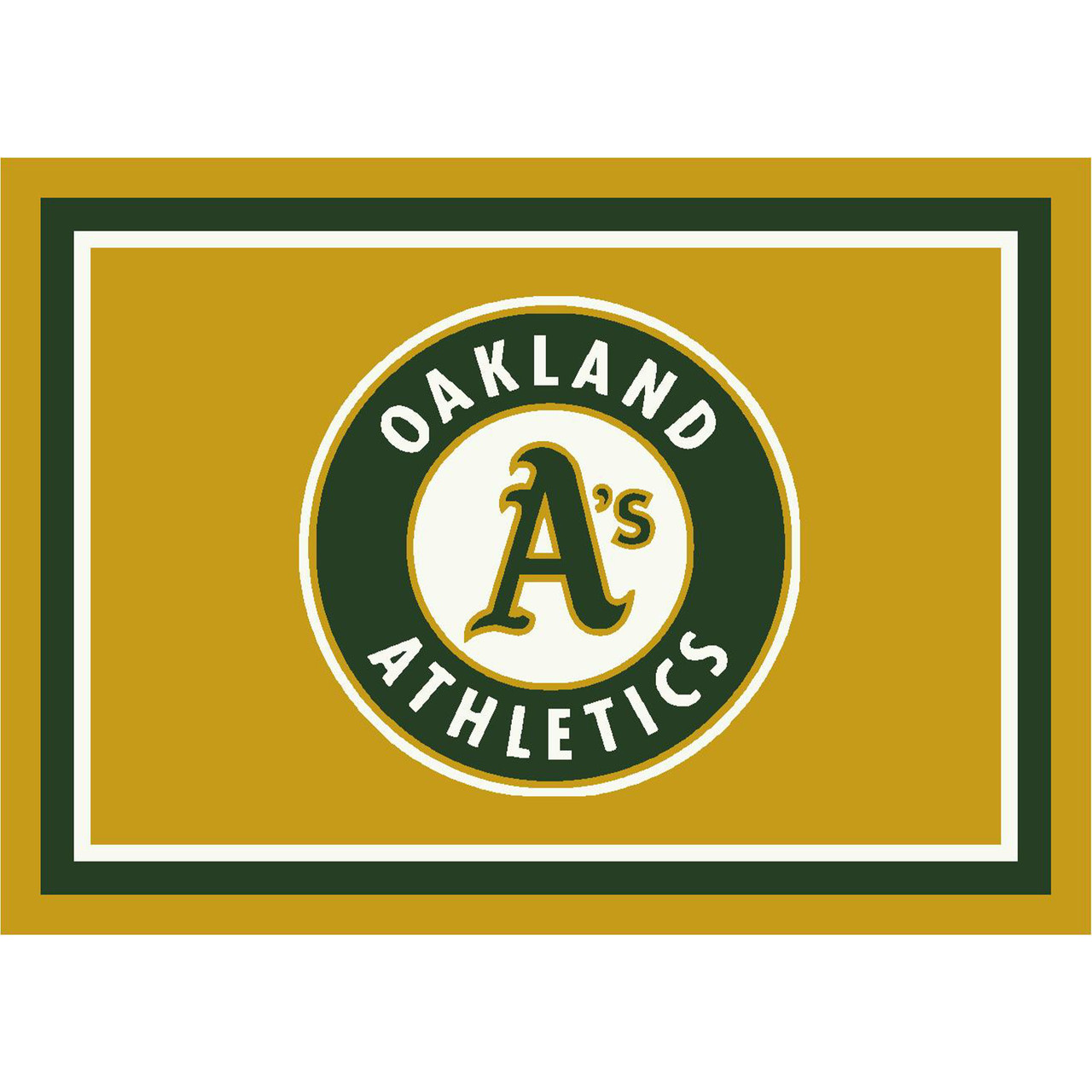 Oakland Athletics 6 x 8 ft Spirit Rug