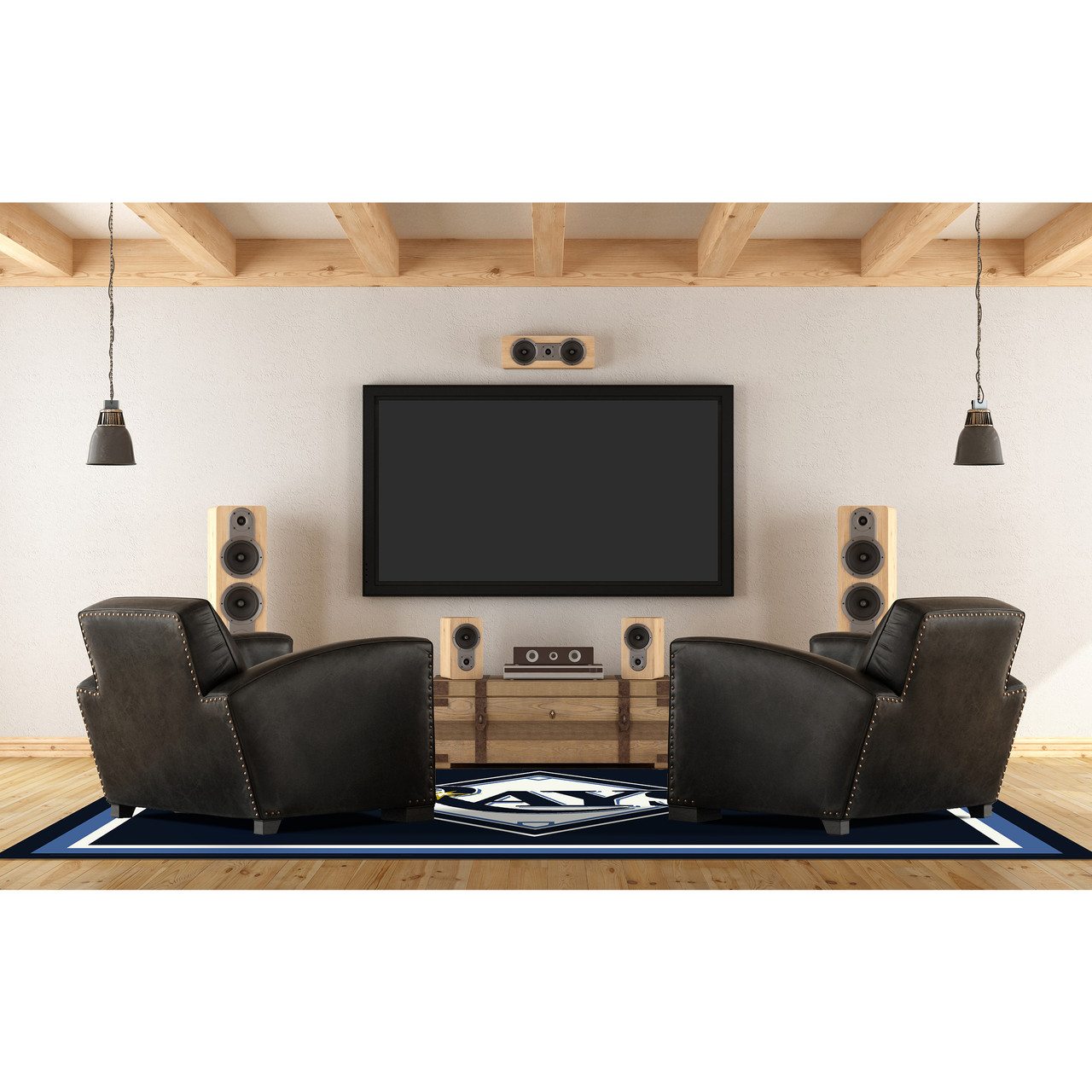 Tampa Bay Rays 6 x 8 ft Spirit Rug