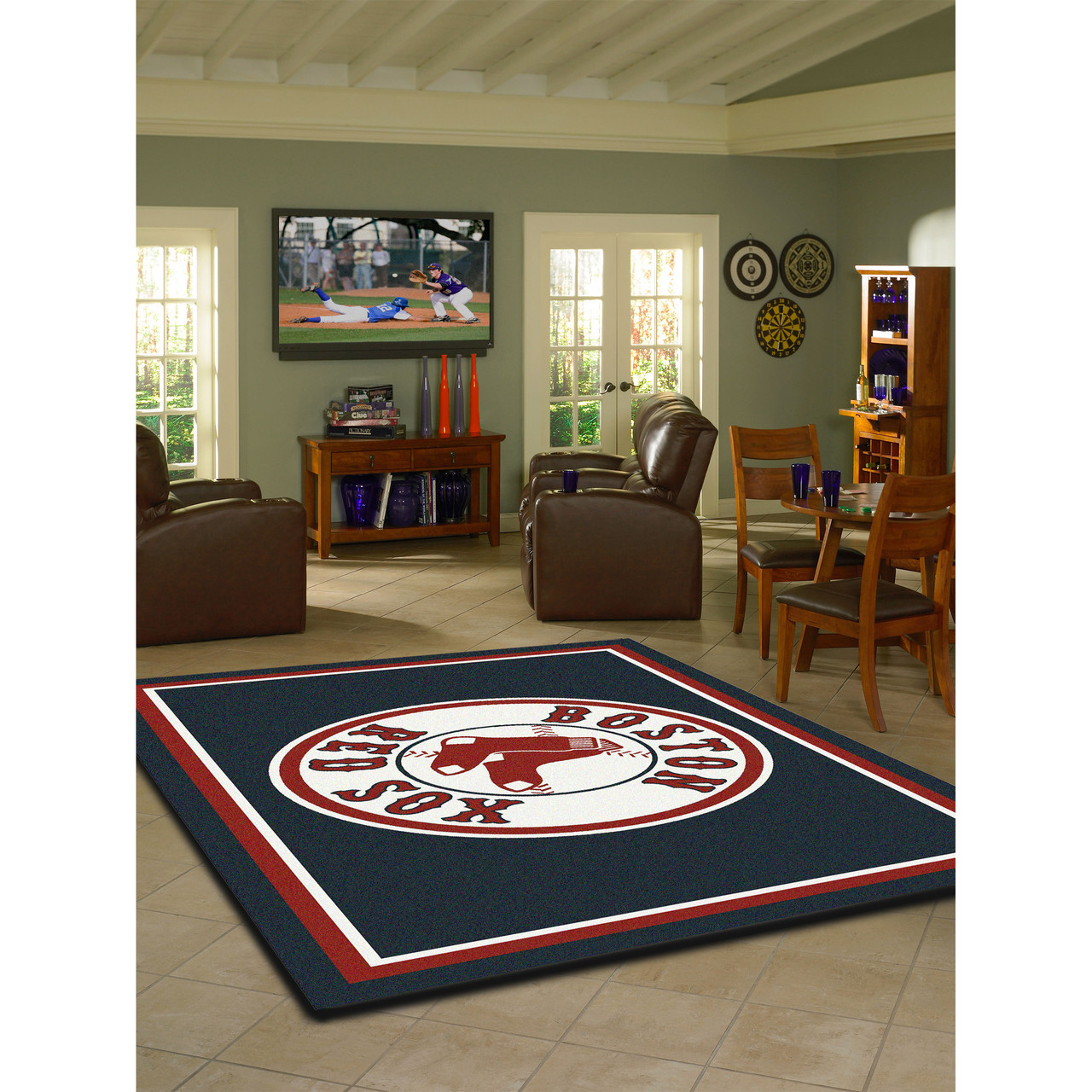 Boston Red Sox 8 x 11 ft Spirit Rug