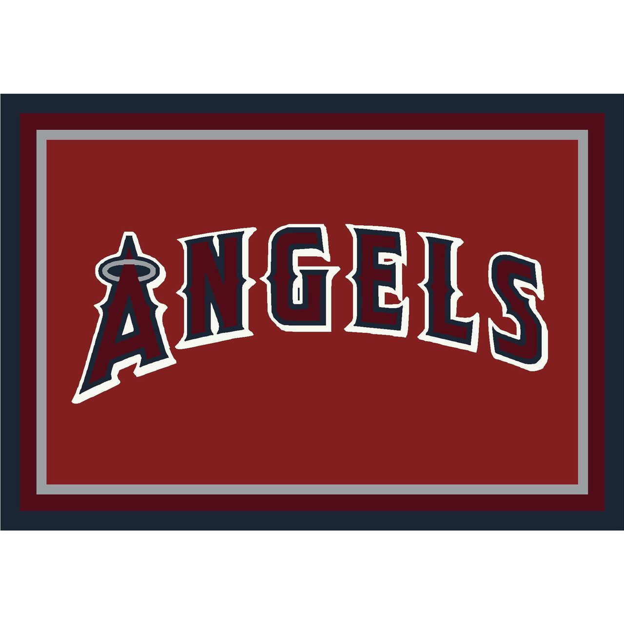 Anaheim Angels 8 x 11 ft Spirit Rug