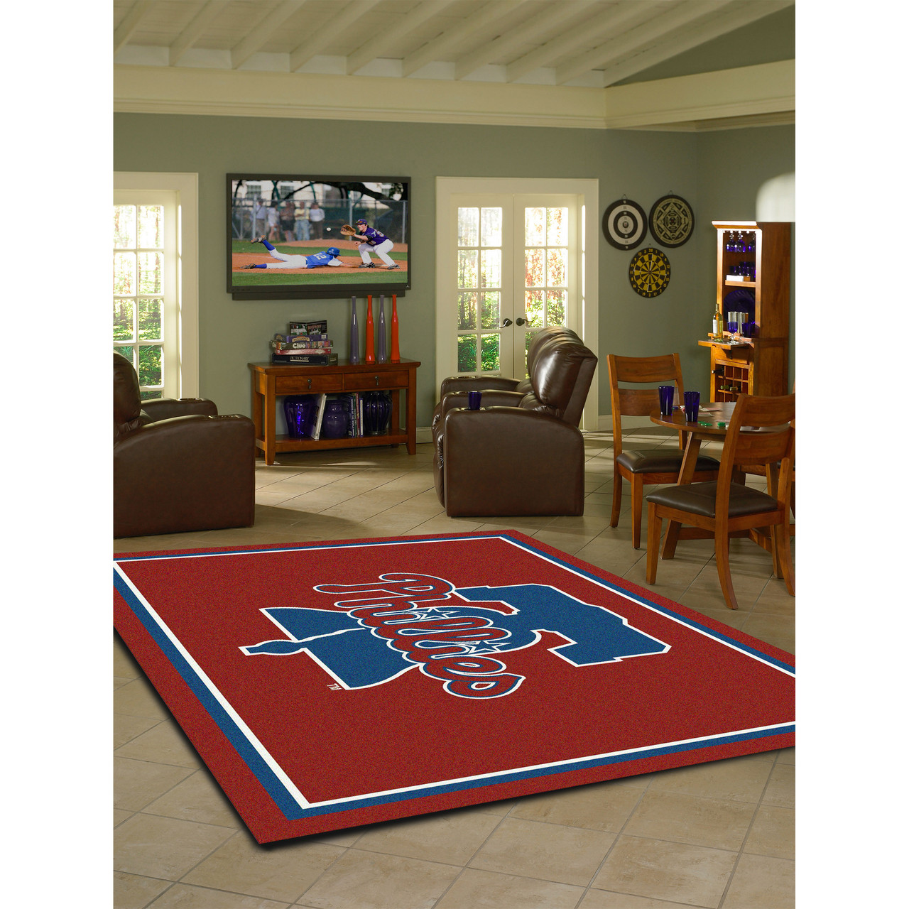 Philadelphia Phillies 8 x 11 ft Spirit Rug