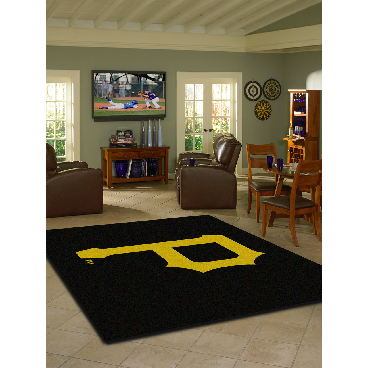 Pittsburgh Pirates 8 x 11 ft Spirit Rug