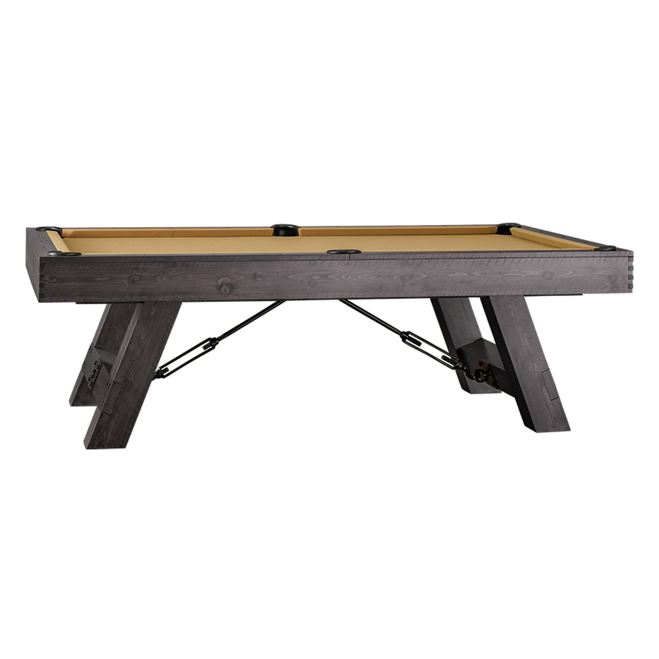 Savannah 8' Pool Table - Charcoal