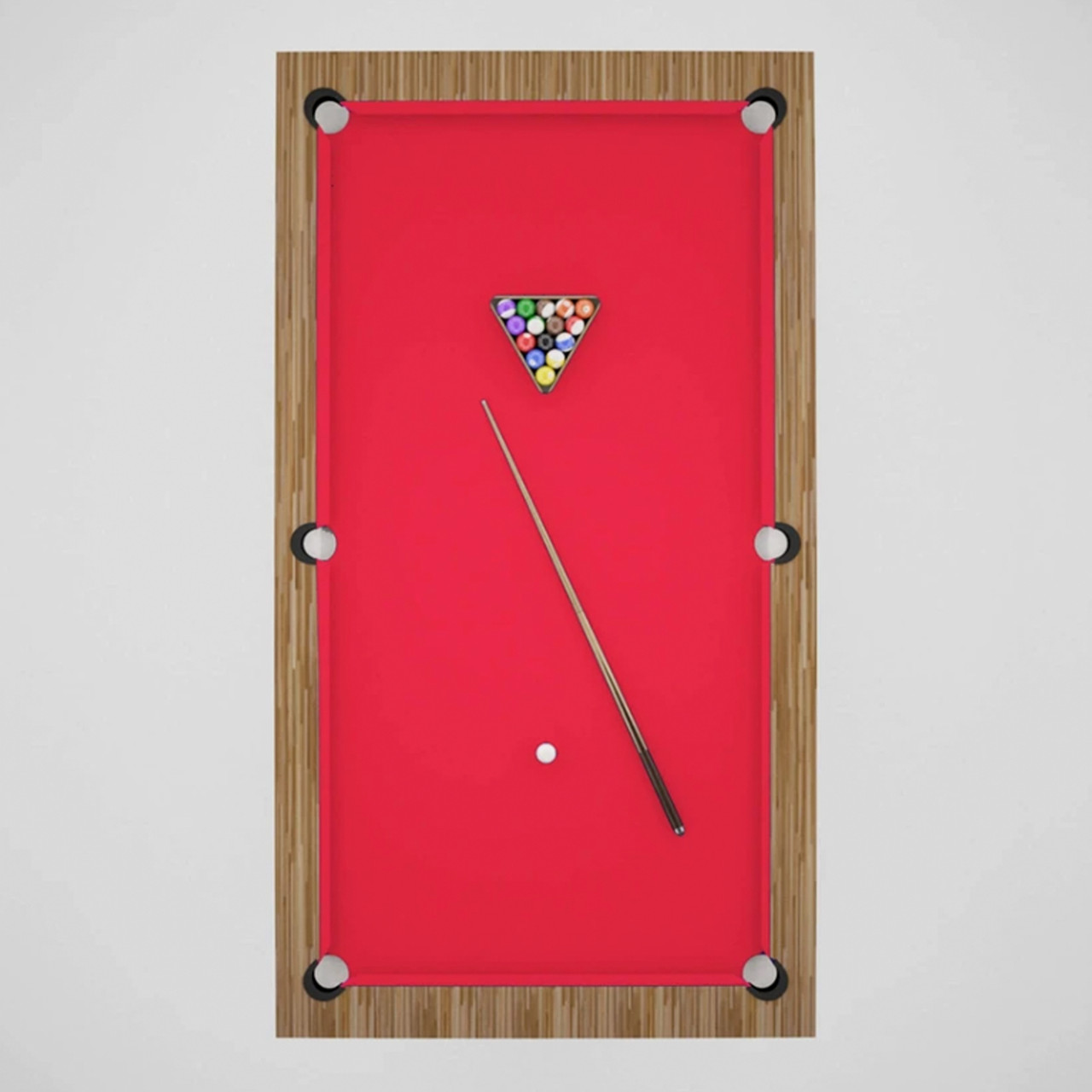 Skyscraper Modern Luxury Pool Table - Style - Original Wood