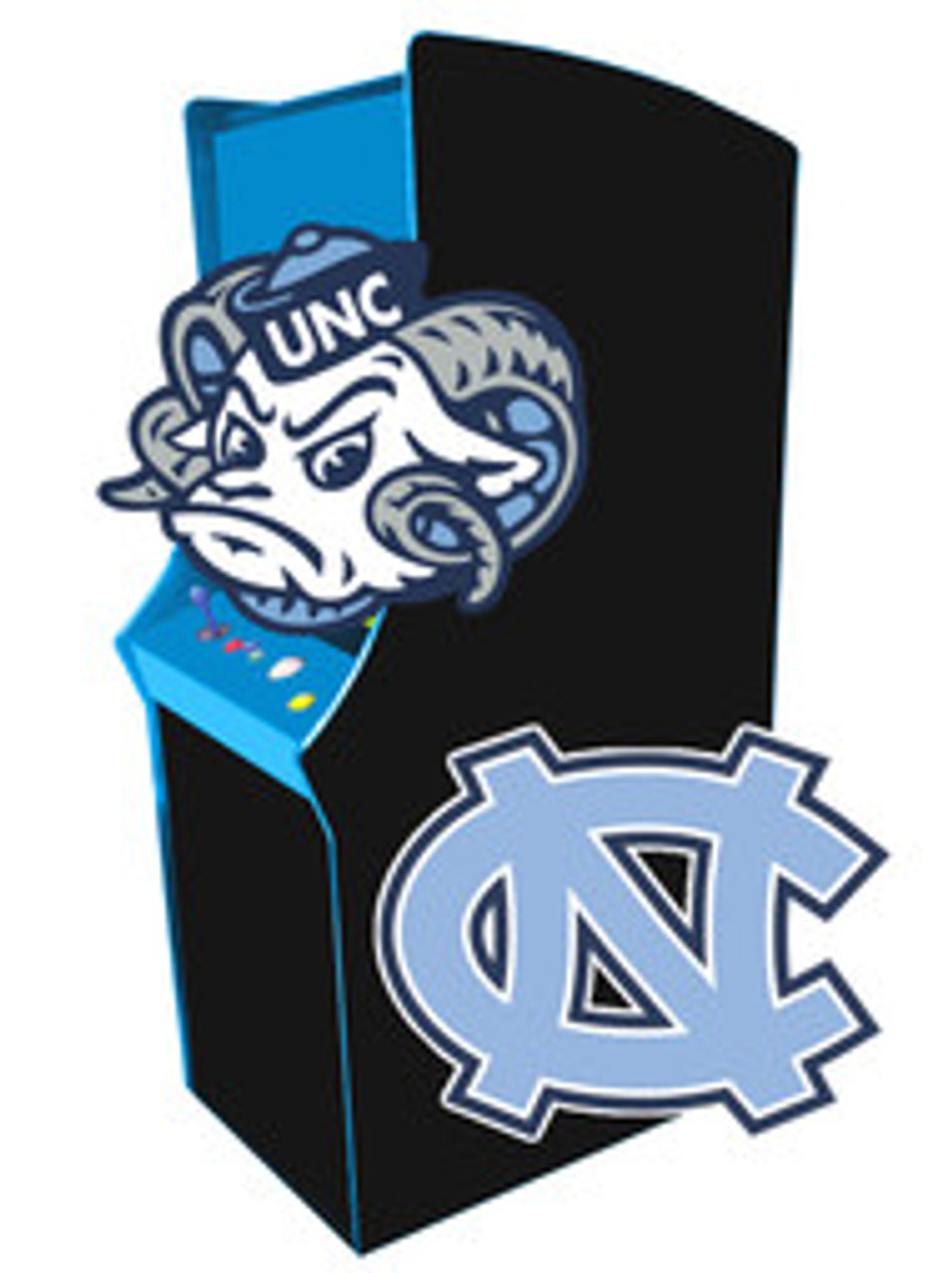 North Carolina Tar Heels Upright Arcade Games