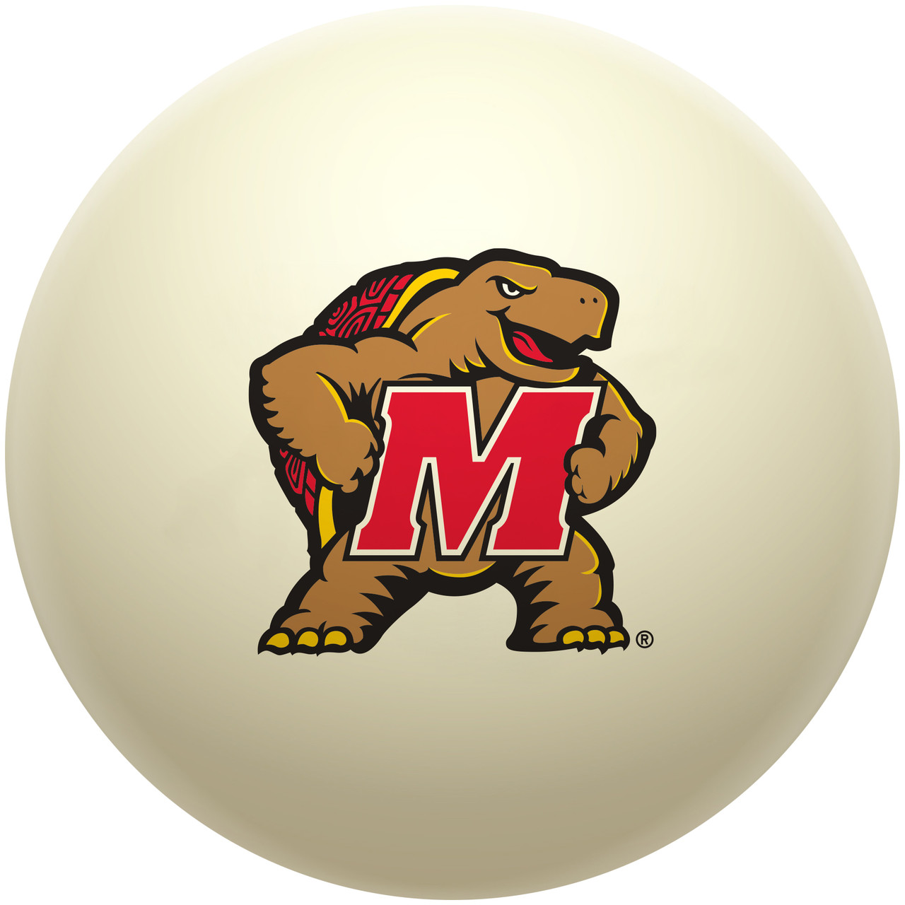 Maryland Terrapins Cue Ball