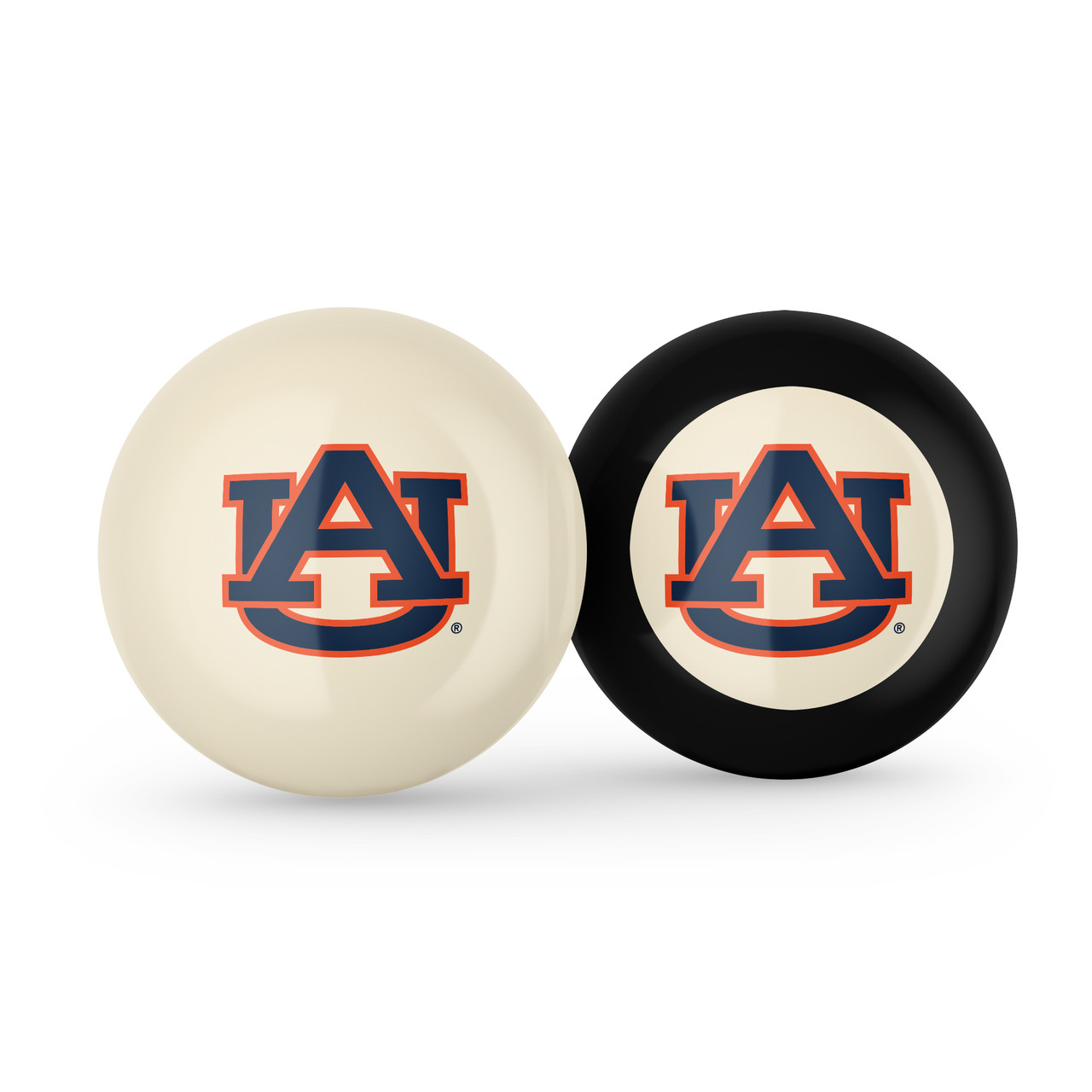 Auburn Tigers Cue Ball & 8 Ball - Combo Pack
