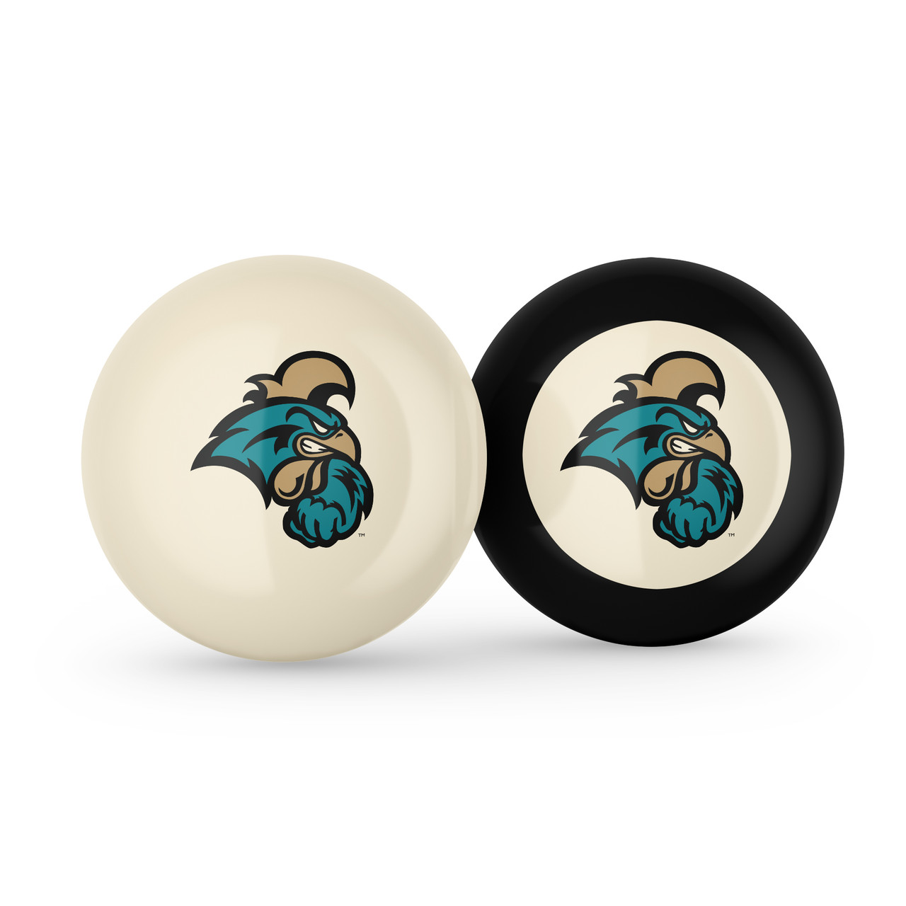 Coastal Carolina Chanticleers Cue Ball & 8 Ball - Combo Pack